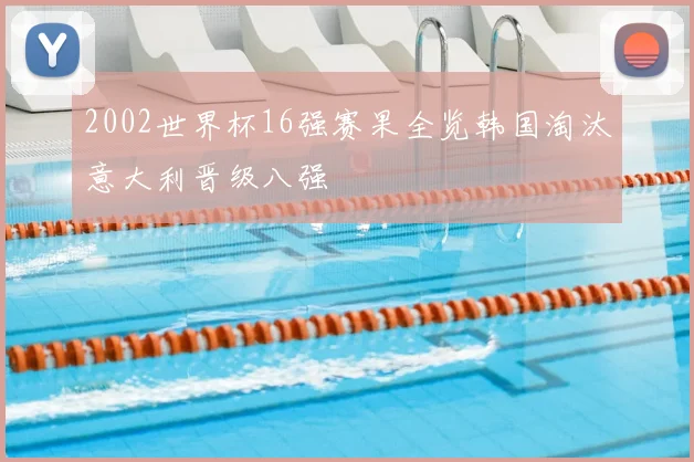 2002世界杯16强赛果全览韩国淘汰意大利晋级八强